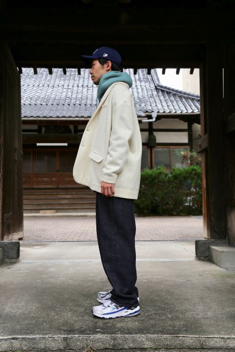 Dulcamara2020AW リフレクターツイードドロップJK "Off White"Style.2020.11.20.