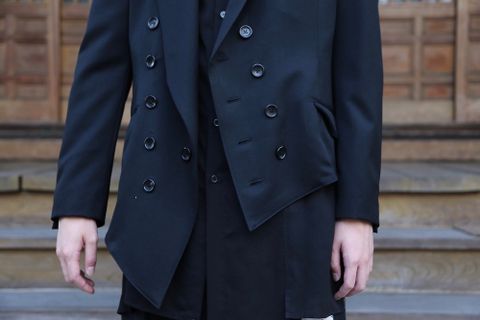 sulvam Gabardine double jacket style.2020.10.14.