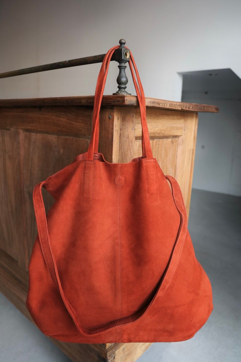 Morphee / モルフェトートバッグ 3WAY LARGE TOTE(L SIZE)SUEDE [TERACOTTA]☆新作発売！
