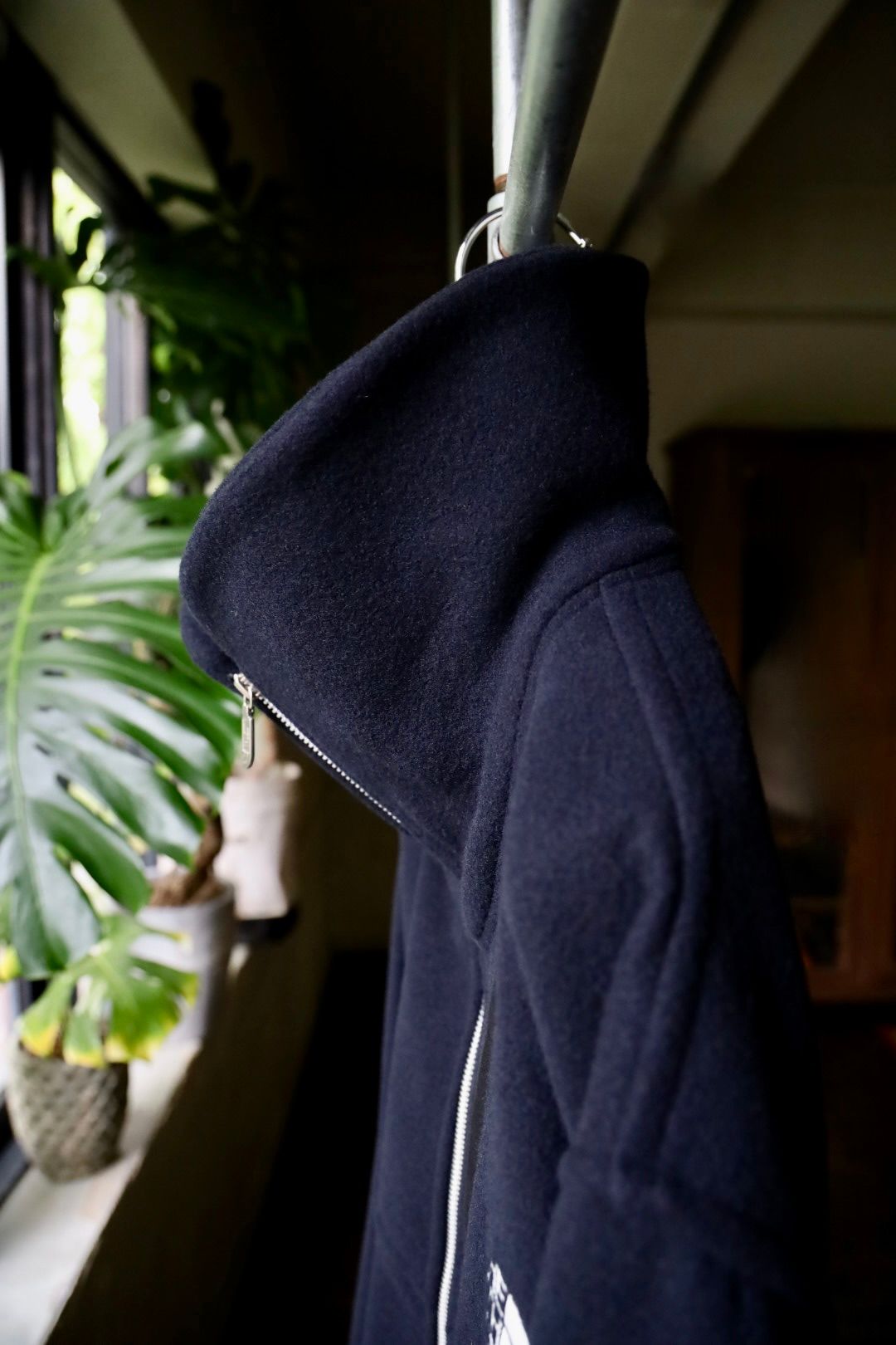 アイジュンヤワタナベマン THE NORTH FACE  ウールメルトンジャケット(WN-J917-100)NAVY