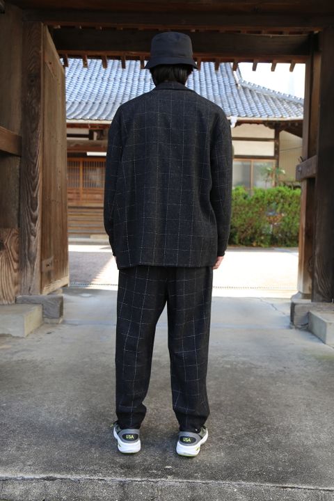 Dulcamaraリフレクターツイードセットアップ"charcoal Gray"Style.2020.10.27.