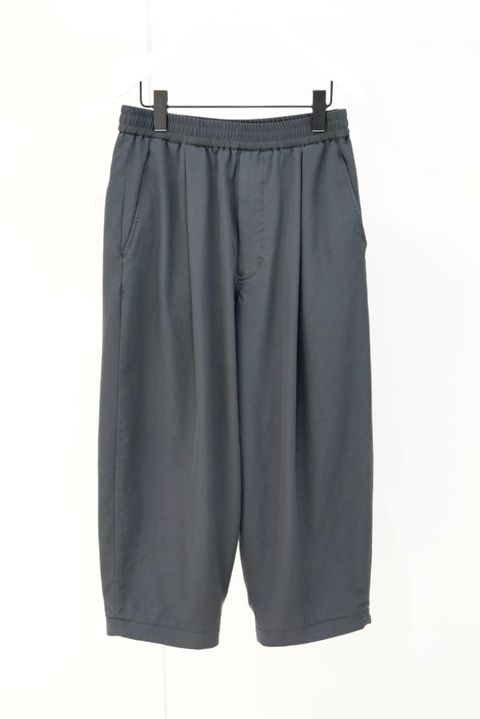 グラフペーパー 26SS Fulled Wool Twill Wide Easy Pants(GM261-40342)CHARCOAL☆2月7日(土)発売！