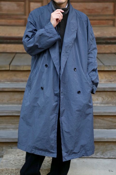 Graphpaper Garment Dyed Shop Coat"D.GRAY"Style.2020.12.28.