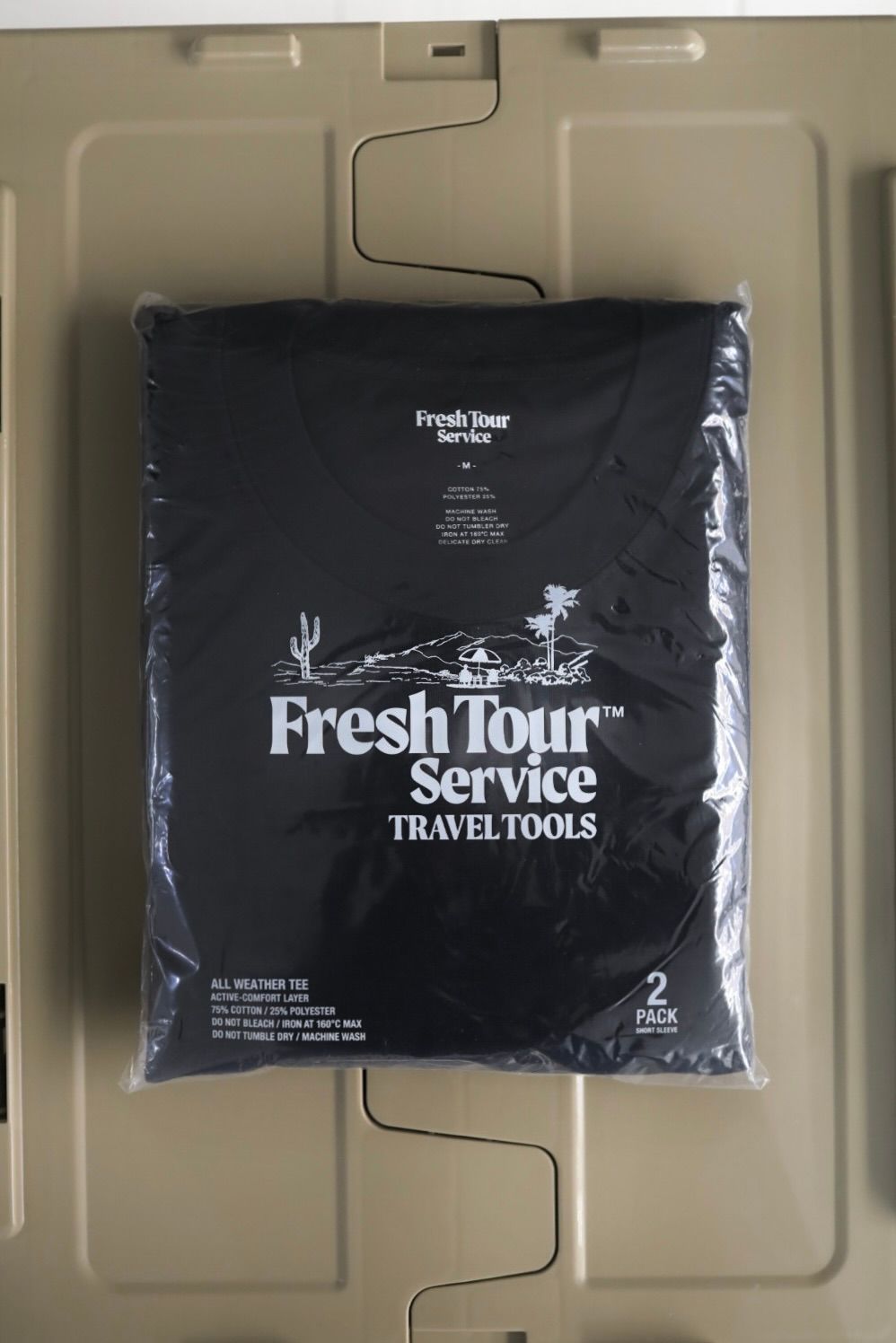 フレッシュサービス 2-PACK ALL WEATHER TEE(FSP261-70061)BLACK☆1月17日(土)発売！