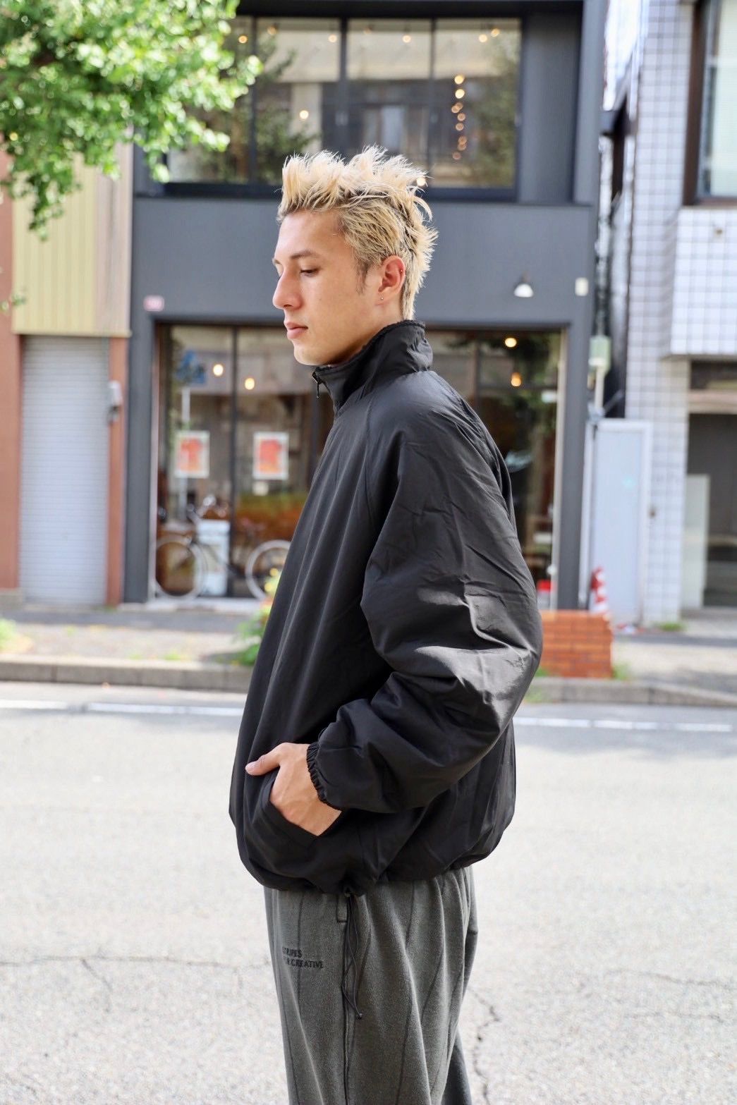 イズネスミュージック 25AW DELAY REVERSIBLE FLEECE JACKET (IMP6_22_MUSIC DELAYJK01)BLACK☆新作発売！