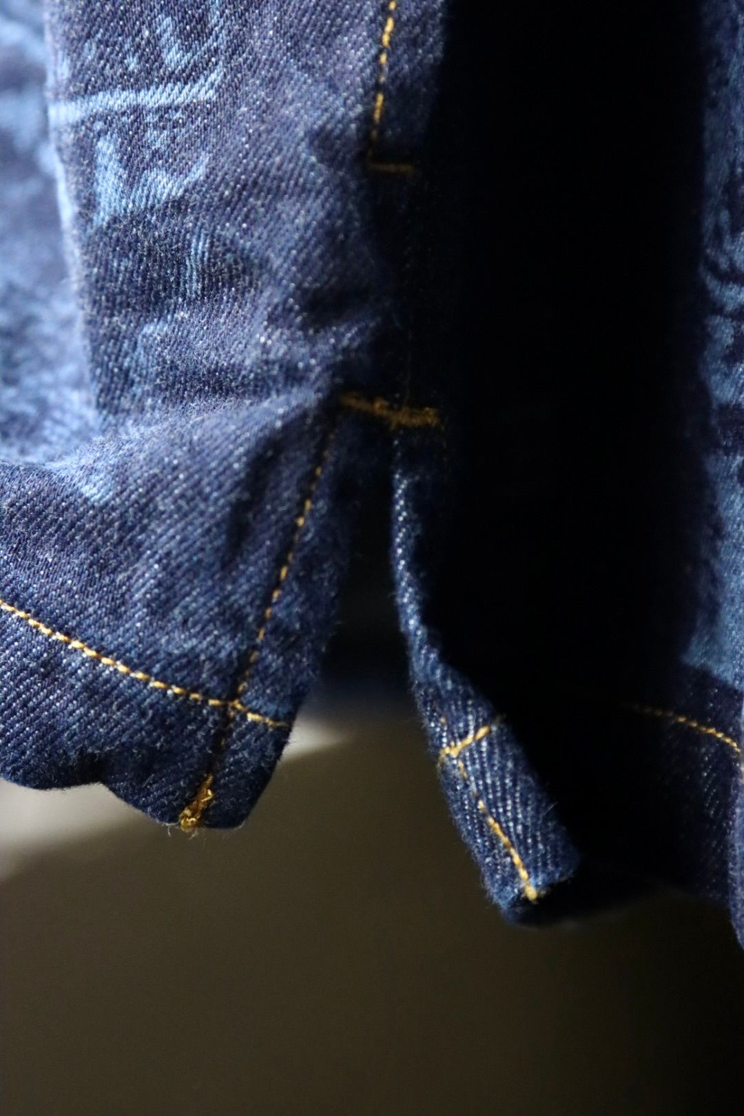 ヨーク23SSデニムシャツ LASER PROCESSED DENIM PULLOVER(YK23SS0469SH)INDIGO