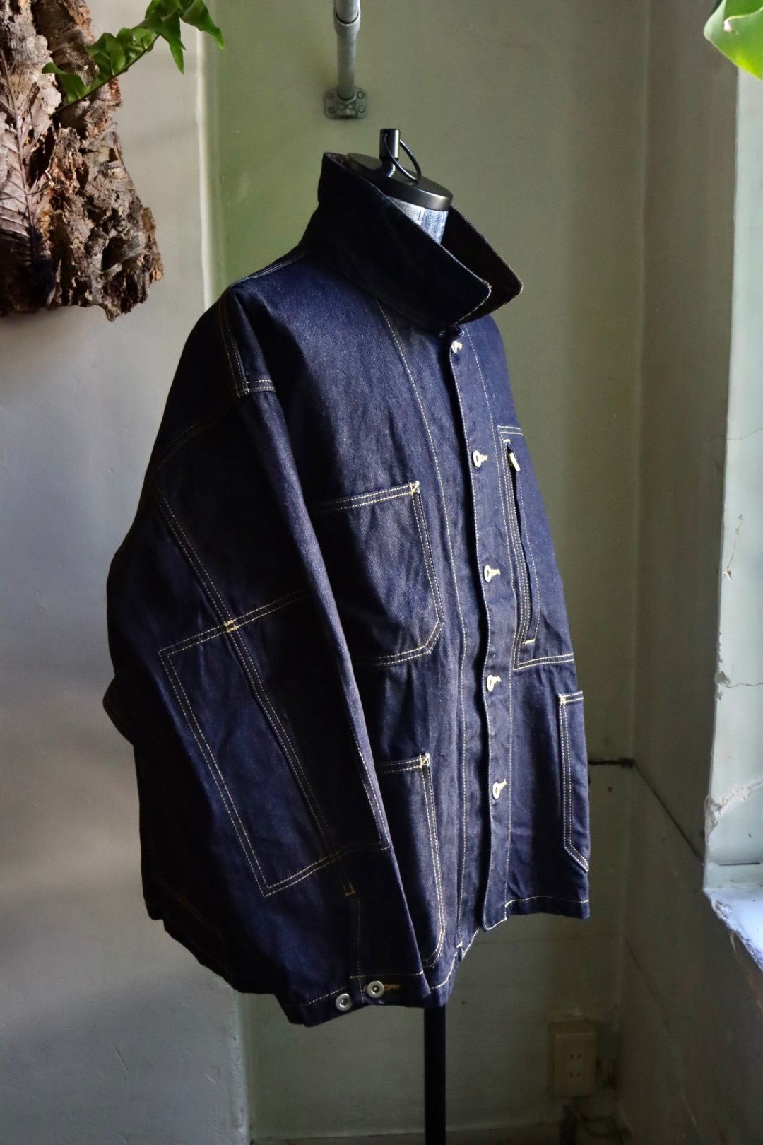 イズネス 23AW 13oz COVERALL DENIM JACKET (1005AWJK08)INDIGO