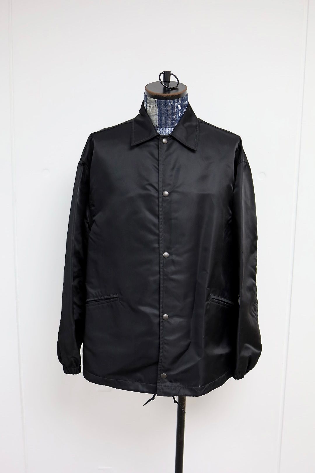 ブラームス 26SS Washed Nylon Coach Jacket(bROOTS26S8)Black☆12月26日(金)新作発売！