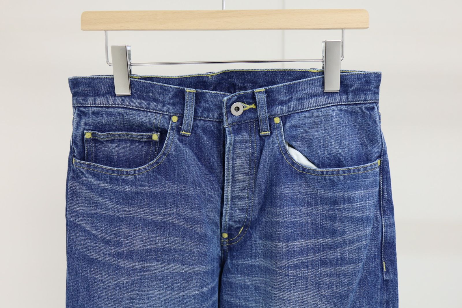 Gurank グランク 26SS デニムパンツ Distressed denim pants 'KATAMIMI' (2601U)IND★新作発売！