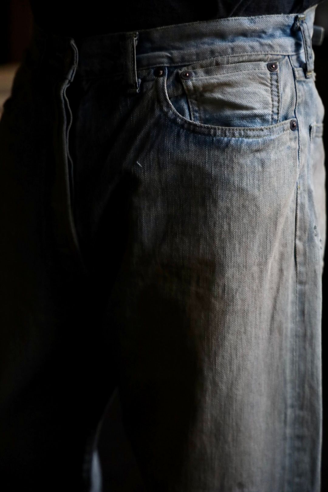 アプレッセ No.37 Washed Wide Denim Pants(25SAP-04-06H)BLEACH☆2月22日(土)発売！