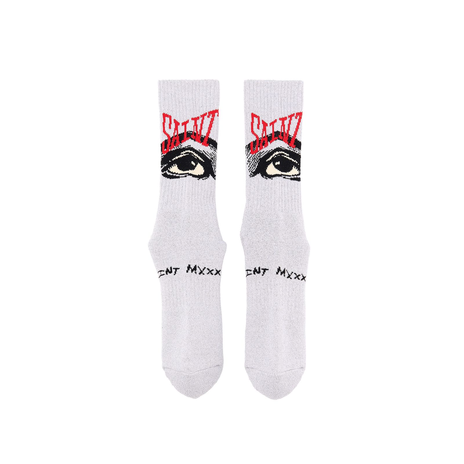セントマイケル 26AW EYE_SOCKS(SM-MK1-0000-110)GRAY☆7月6日(月)発売！