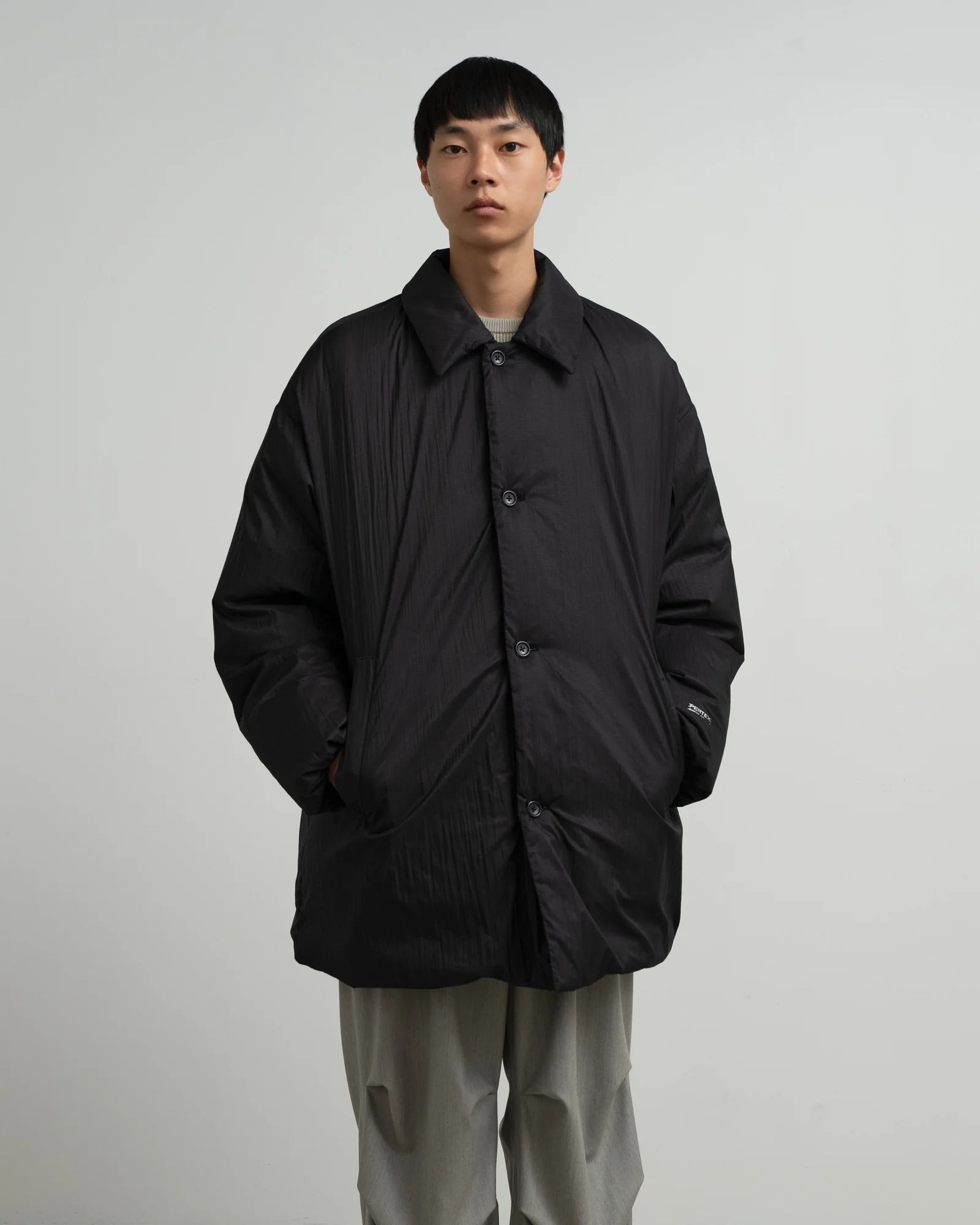 グラフペーパー PERTEX® QUANTUM AIR Bal Collar Down Coat(GM263-10280)BROWN☆9月26日(土)発売！