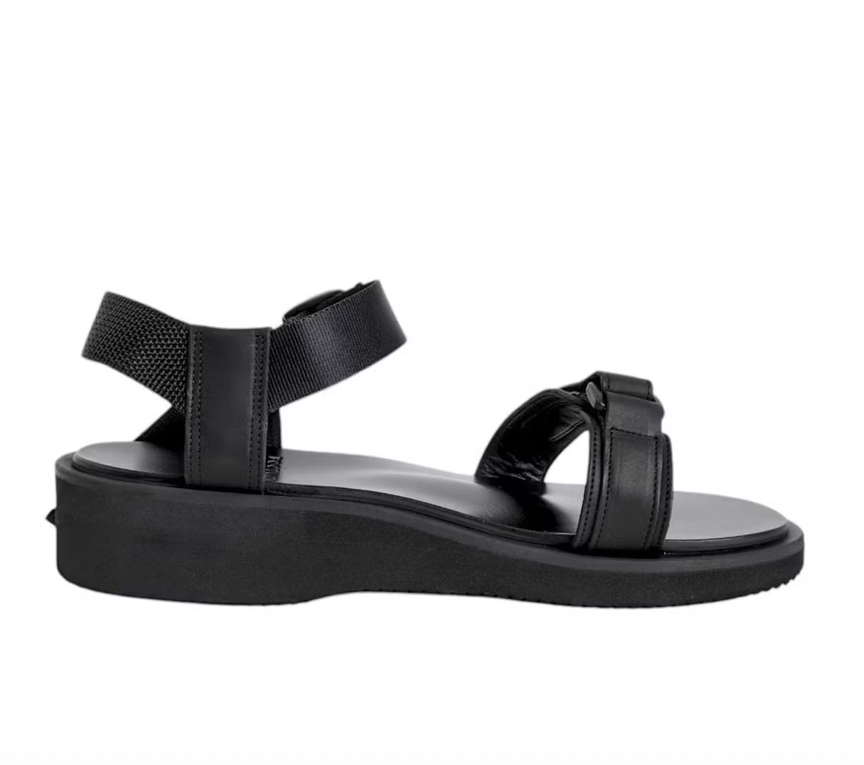 FOOTWORKS サンダル 24cm ブラック FOOTWORKS - FOOTWORKSフットワークス New Sandals with Velcro