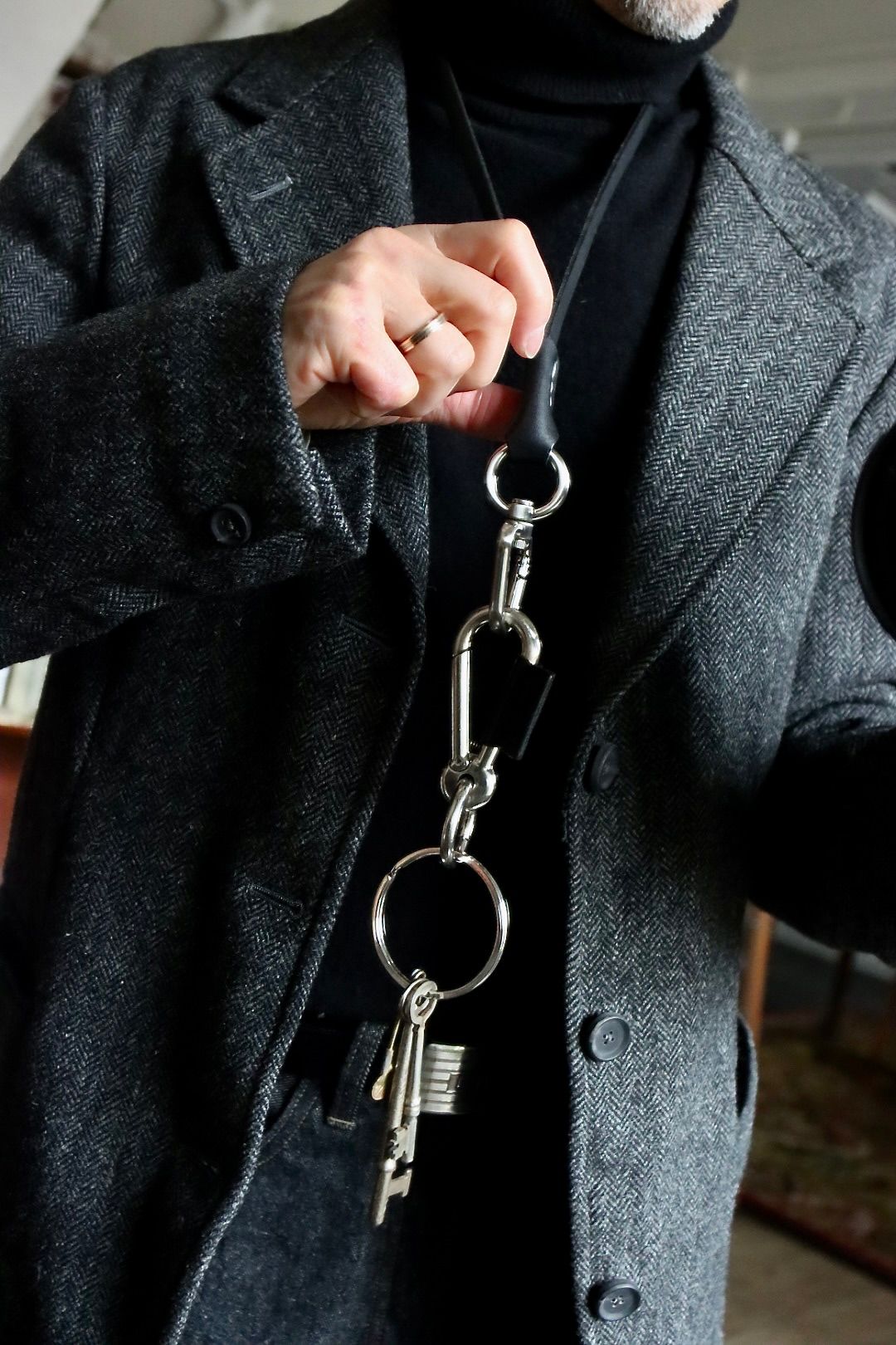 A.PRESSE Tweed Tailored Jacketスタイル2023.12.21.