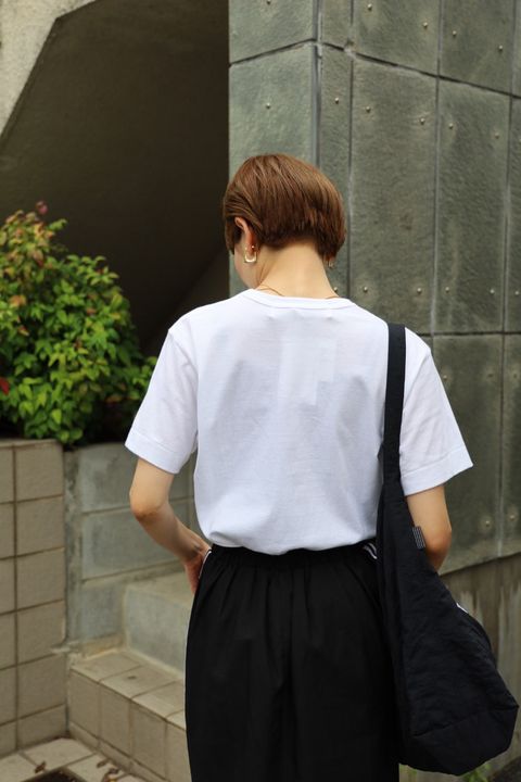 PLAY COMME des GARCONS RHINESTONE HEART Tシャツstyle.2025.6.29