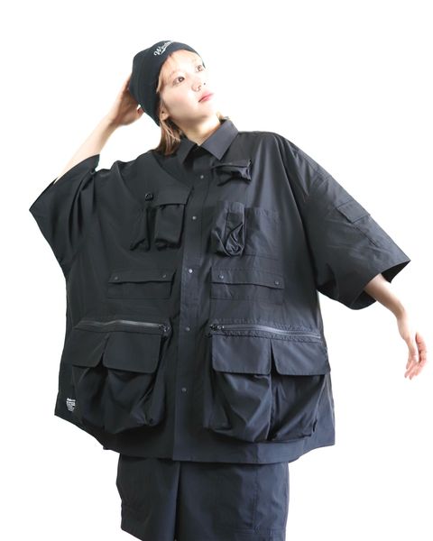 FreshService 新作DRY TYPEWRITER TACTICAL POCKET S/S SHIRT style.2024.2.17
