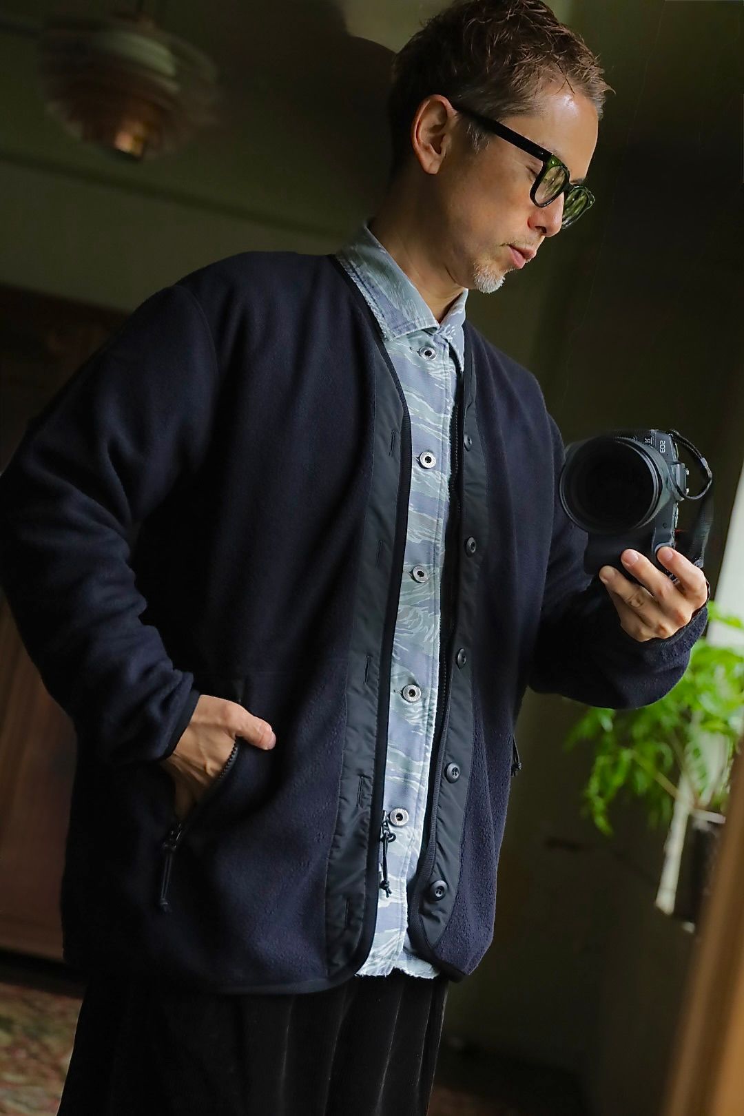 COMME des GARCONS HOMME 26FW エステルボアライナーカーディガンスタイル