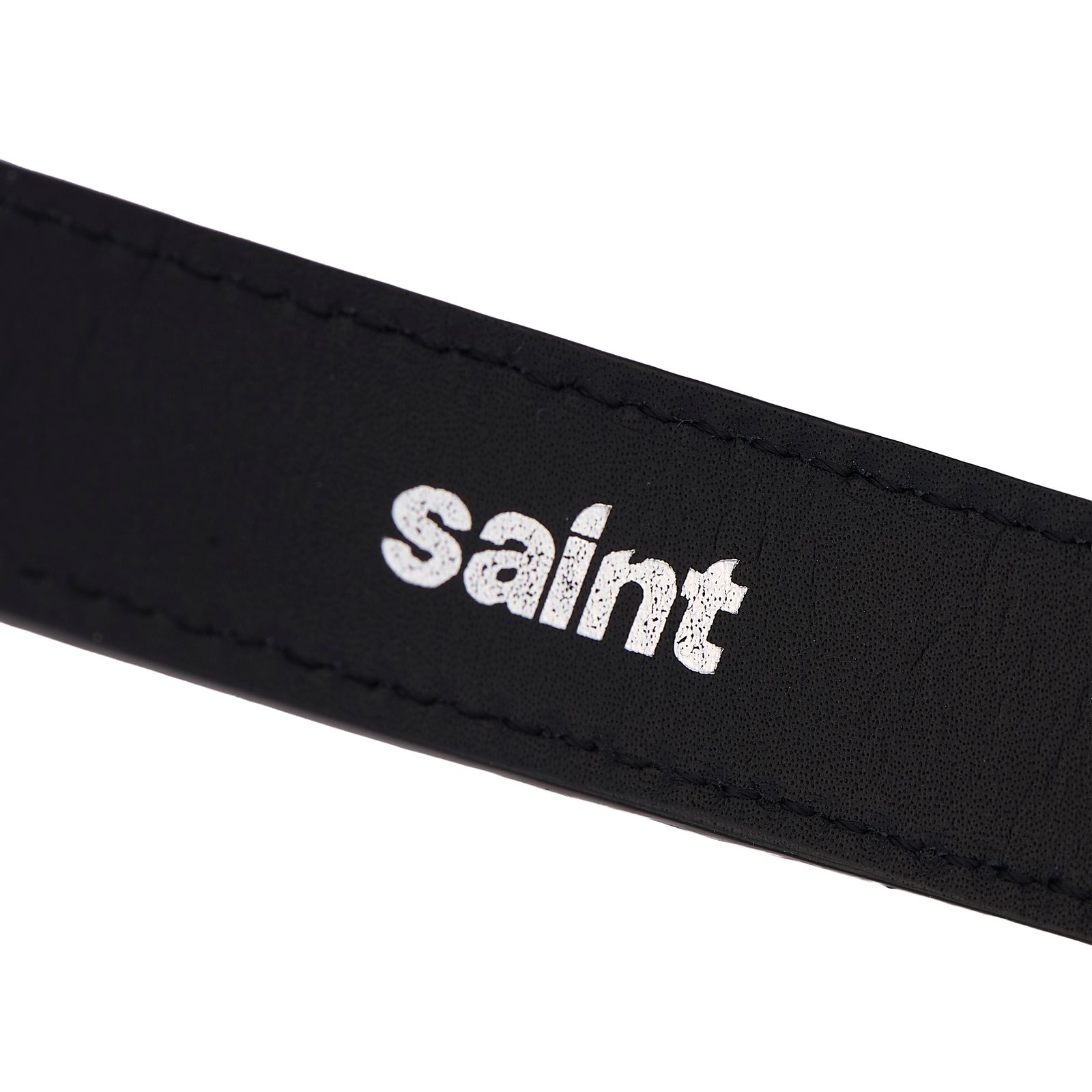 セントマイケル 26AW SAINT_BELT (SM-MK1-0000-082)BLACK×SILVER☆8月8日(土)発売！