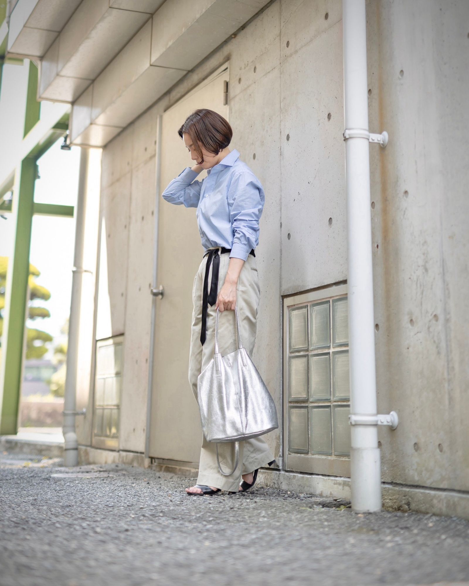 J.B. ATTIRE  Paris blue shirts style 2024.08.19
