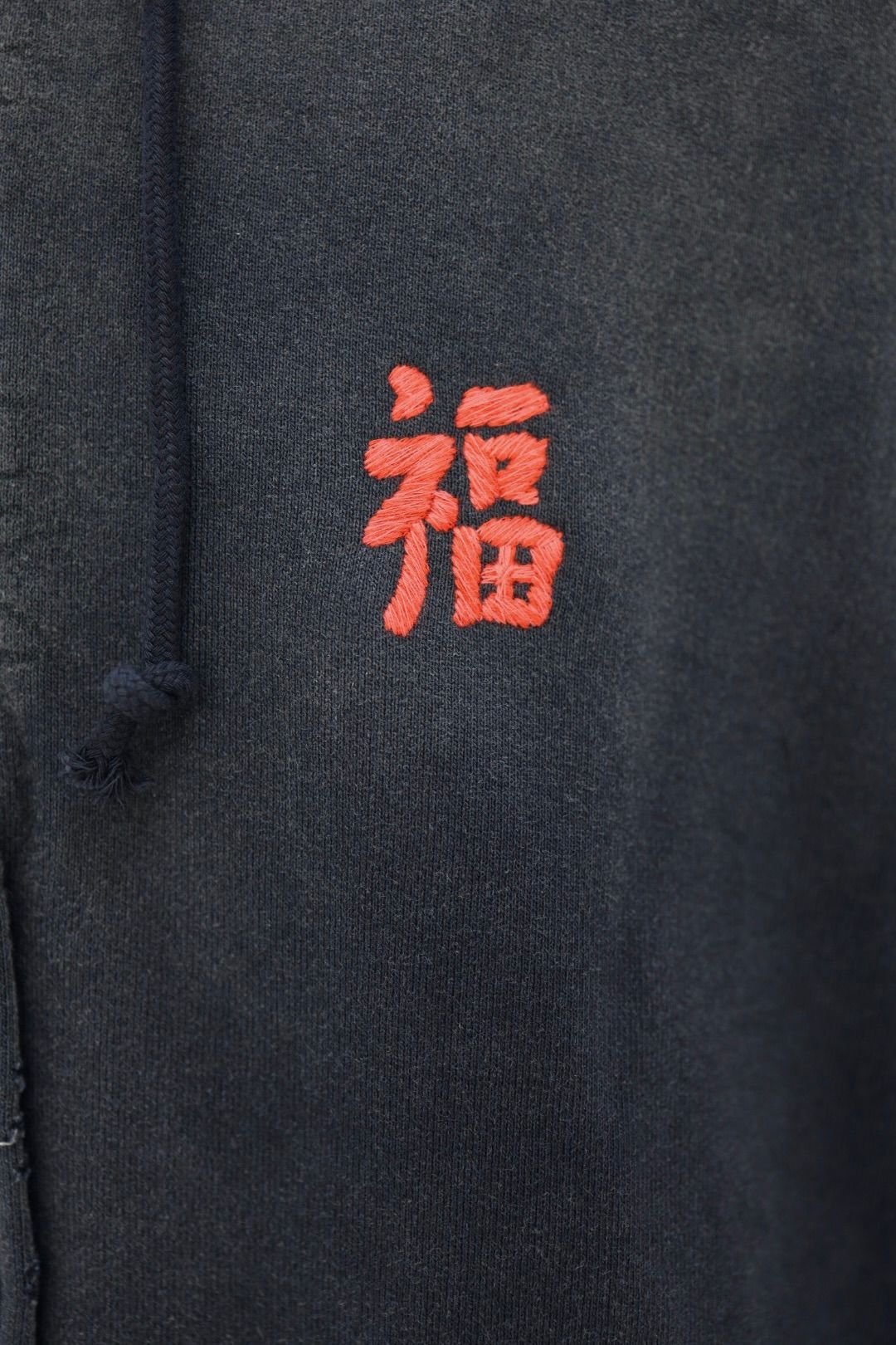 BOW WOW 26SS バウワウ VIETNAM ZIP HOODIE AGED(BW261-VZH) BLACK