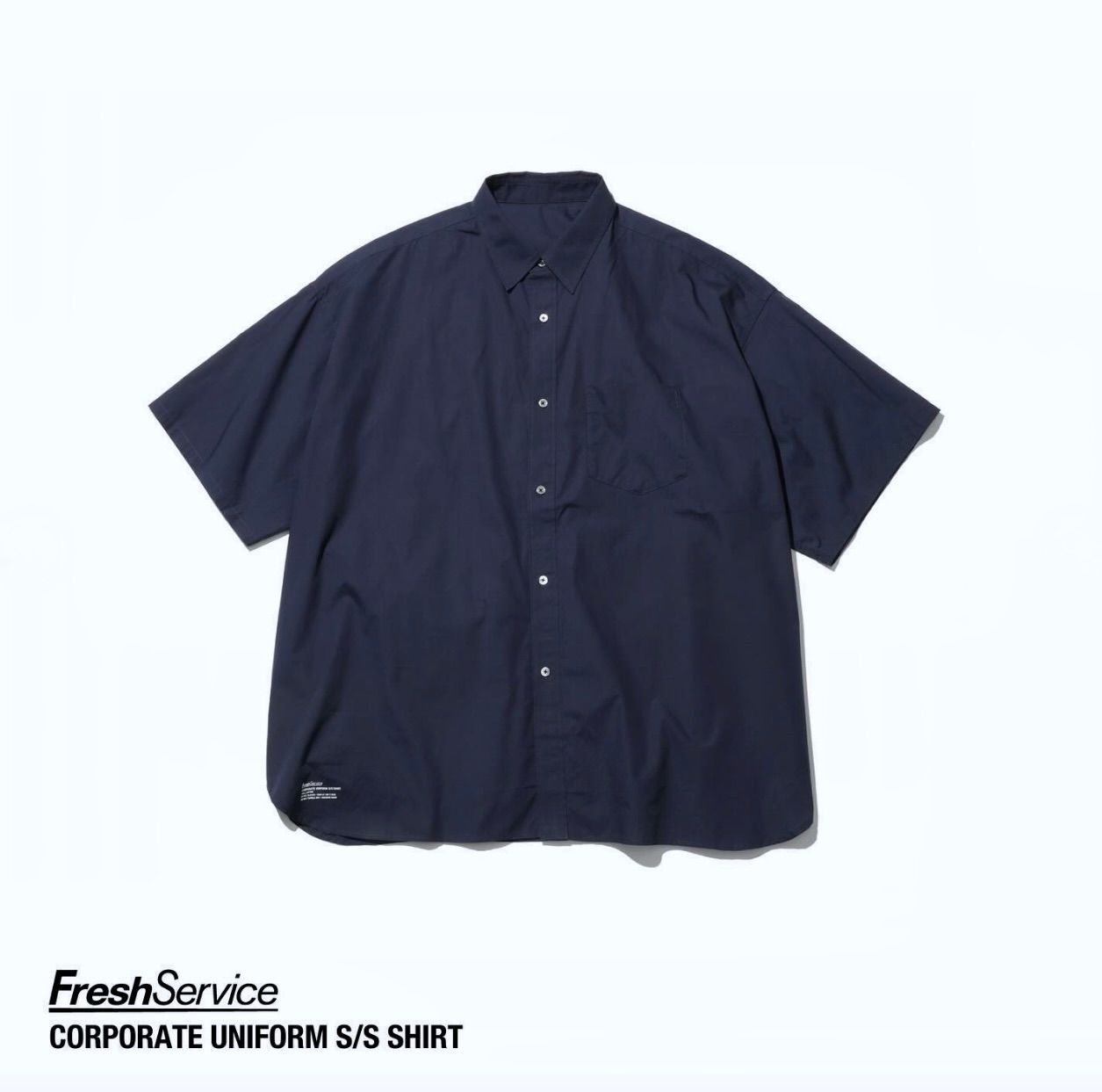 フレッシュサービス CORPORATE UNIFORM S/S SHIRT(FSC261-50103)NAVY☆3月20日(金)発売！