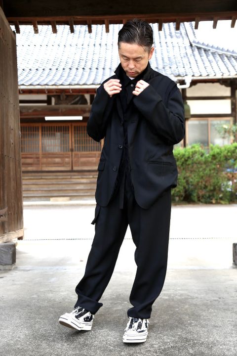 Yohji Yamamoto S-WリブラップPパンツ Mix Style.2020.10.21.