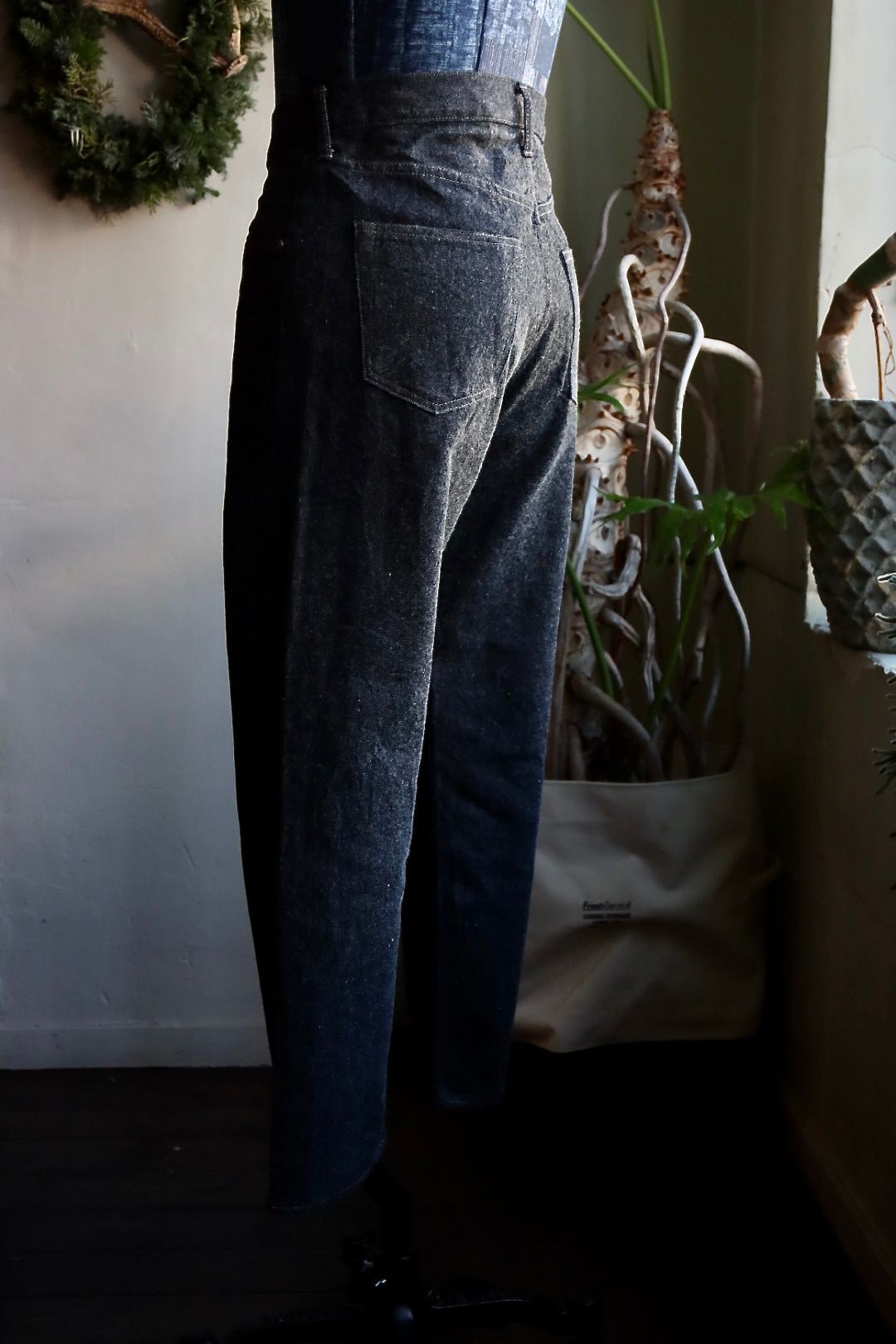 A.PRESSE - アプレッセ24SS Black Washed Denim Pants(24SAP-04
