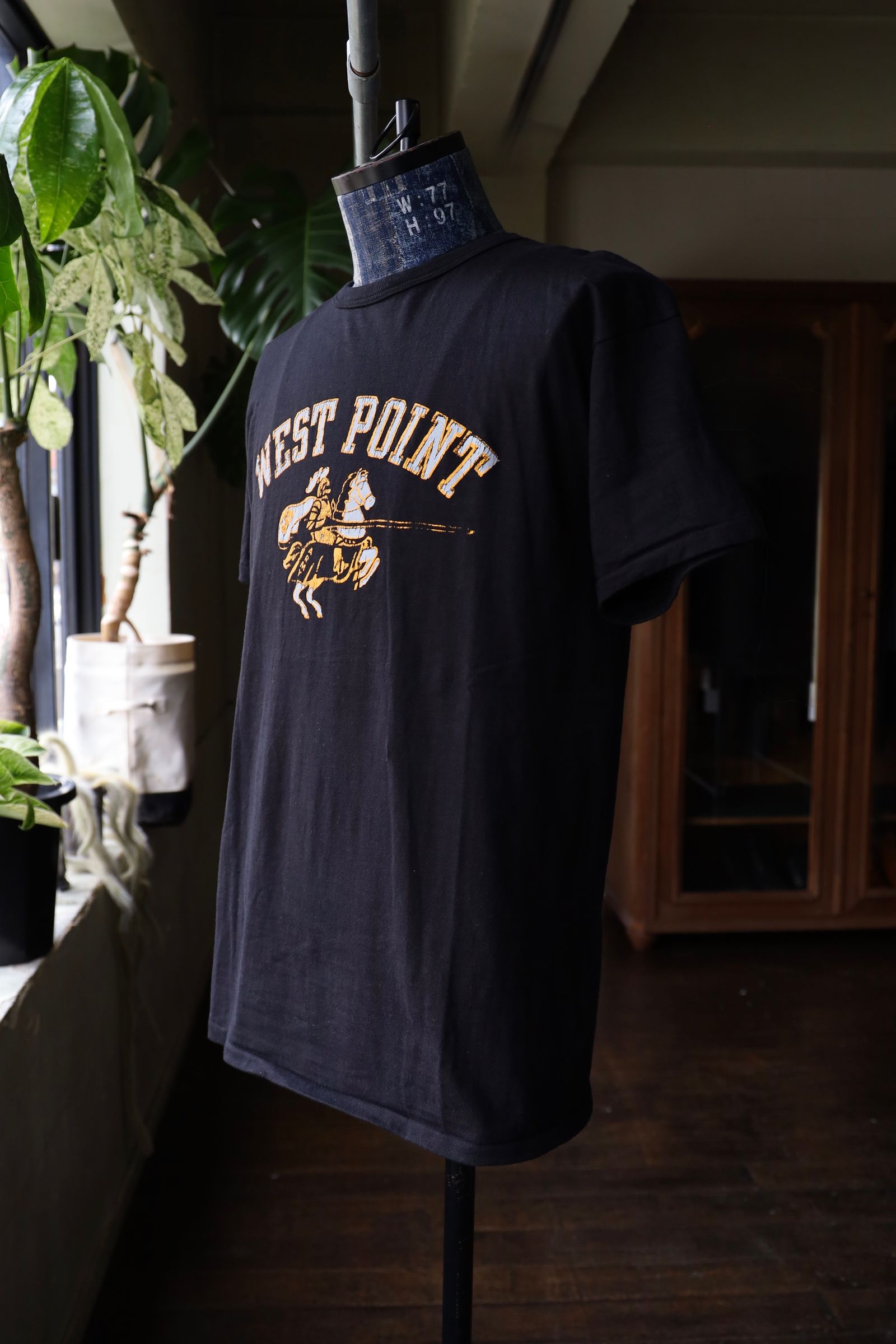 BOW WOW バウワウ WEST POINT 8812 TEE(BW251-WP8T)88/12 BLACK