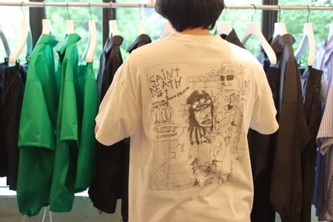 ©SAINT M×××××× セントマイケル22SS ×DENIM TEARS SAINT DEATH TEE style.2022.4.26
