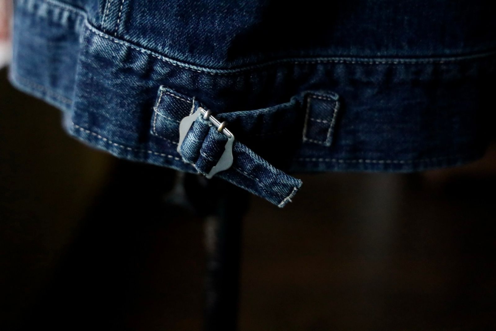 グラフペーパー Selvage Denim Zip Jacket(GU253-20056DB) INDIGO_DARK FADE