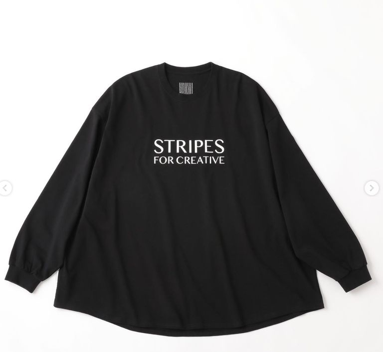 Stripes For Creative - S.F.C 23FW SUPER BIG ROUND LS TEE