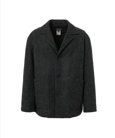 コムデギャルソンオム25FW ウールツイードヘリンボーンジャケット(HP-J025-051)BLACK☆11月1日(土)発売!