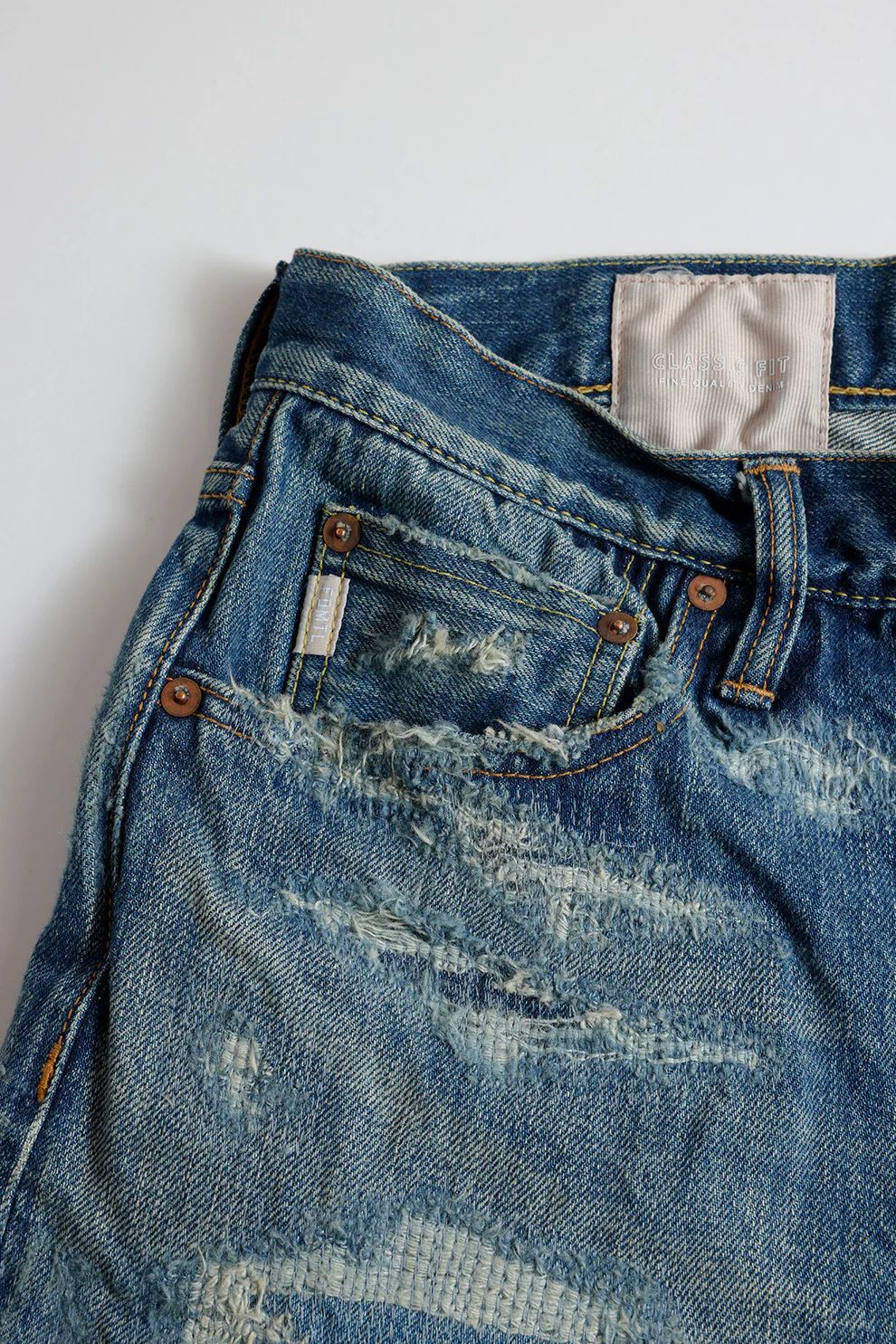 ファンダメンタル デニムCLASSIC STRAIGHT DENIM CS117(FA24/MG117)INDIGO