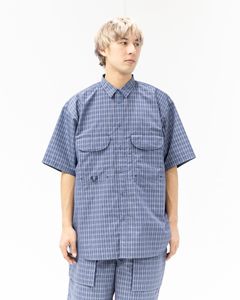 DAIWA PIER39(ダイワピア39) TECH FISHING SHIRT S/S SUMMER PLAID(BE-70026)SMOKE BLUE☆2月21日(土)発売！
