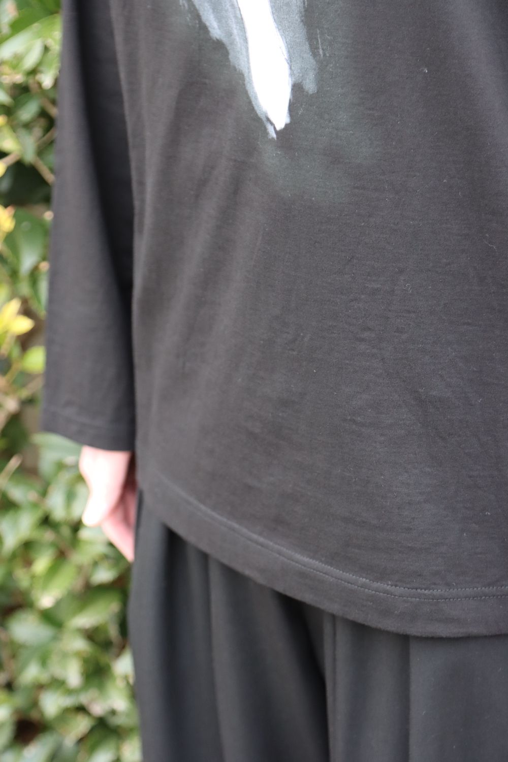 yohji yamamoto ULTIMA DENSE PLAIN STITCH WOMAN PRINT LONG SLEEVES style.2022.1.30. ※2月2日発売