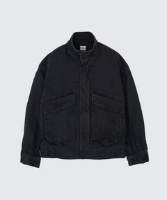 YOKE 26SS Cotton Denim Stand Collar Blouson(YK26SS01180B)BLACK☆4月11日(土)発売！