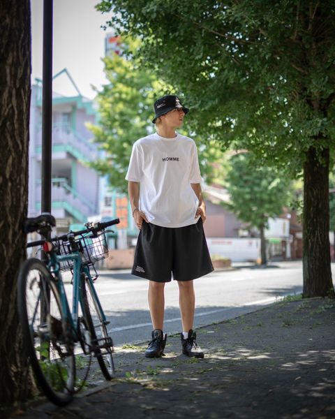 コムデギャルソン オム 24SS ロゴプリントTシャツ style 2024.6.17