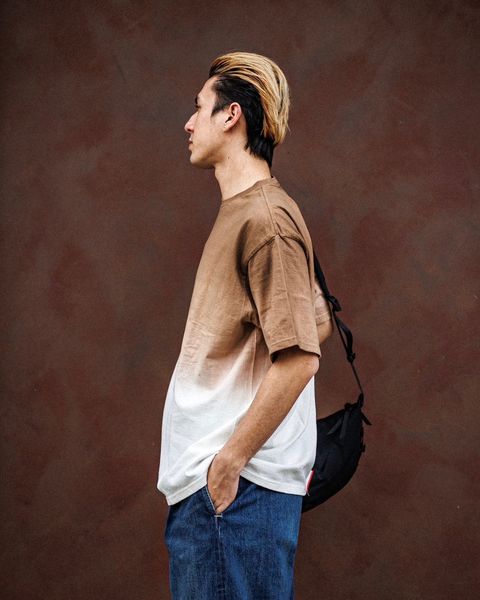 グラフペーパー S/S Oversized Tee スタイル (BROWN)2月8日(土)新作発売！