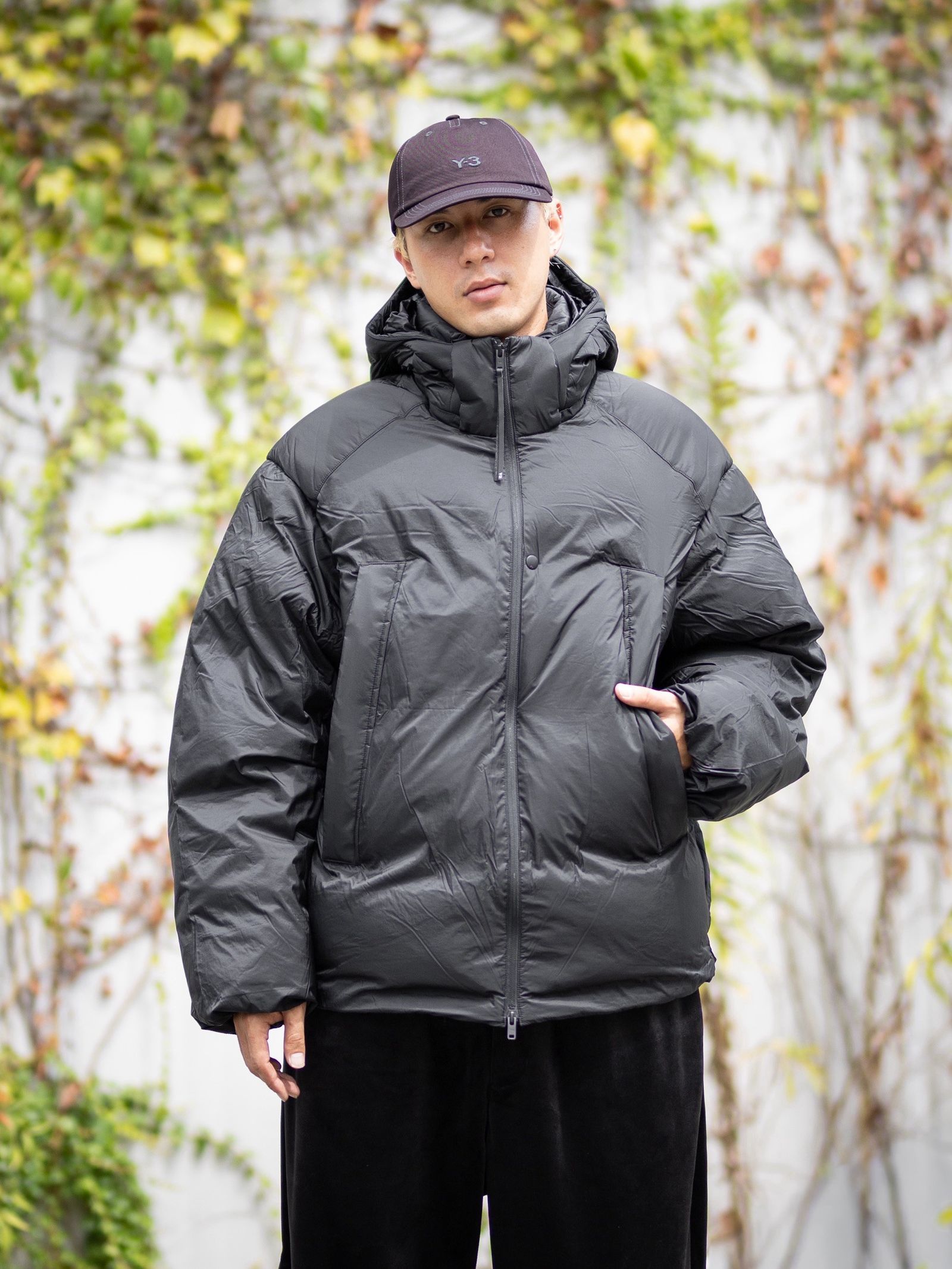 ワイスリー Y-3 HOODED PUFFER JACKET(KT1530)BLACK☆新作発売！