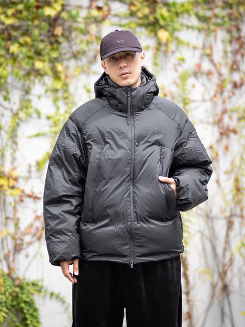 ワイスリー Y-3 HOODED PUFFER JACKET(KT1530)BLACK☆新作発売！