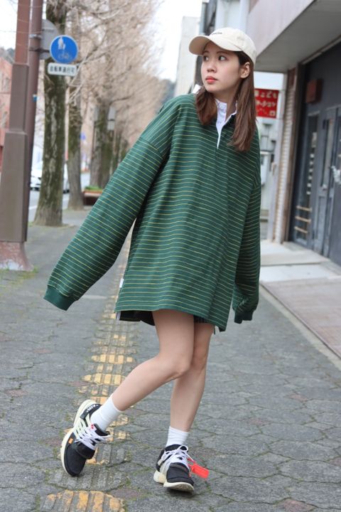 S.F.C-Stripes For Creative- 23SS 新作SIDE STRIPES RUGBY SHIRT style.2023.2.24