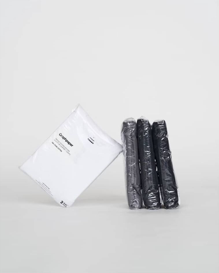 Graphpaper - グラフペーパー パックTシャツ 2-Pack Crew Neck