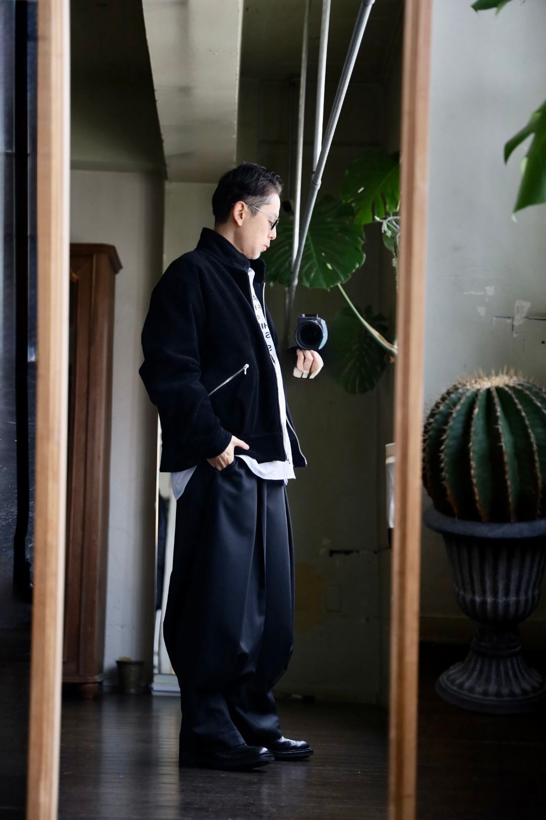 A.PRESSE Wool Corduroy Bomber Jacket 2025スタイル