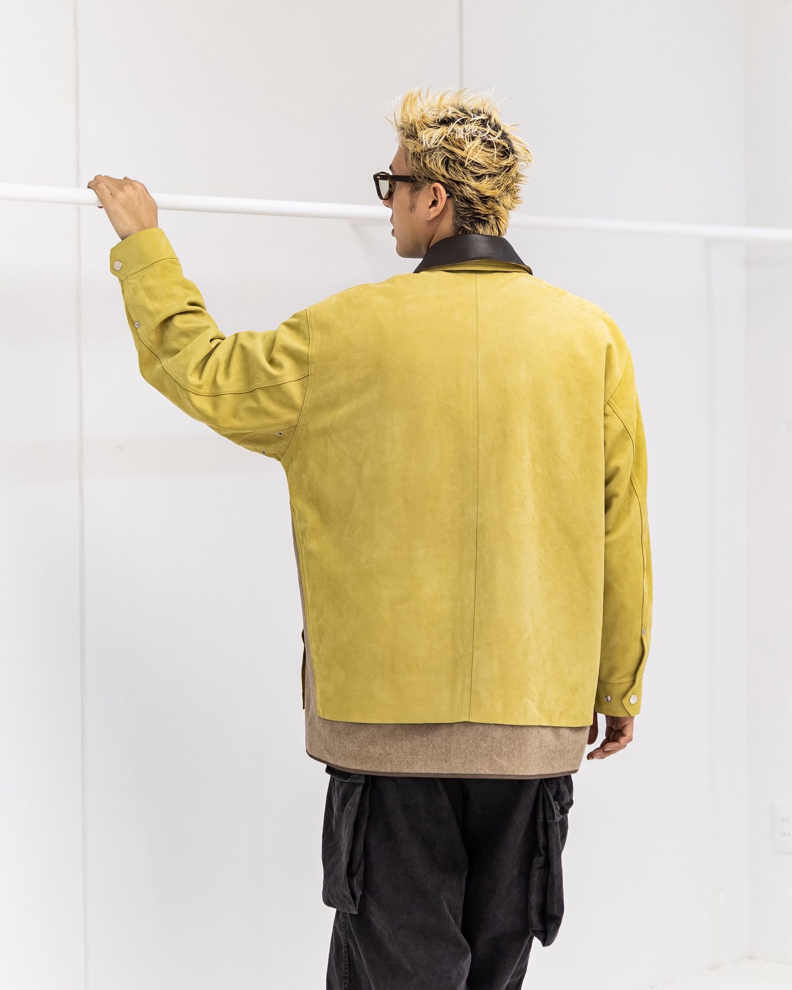 YOKE Nuback Leather Coverall Jacket (YELLOW BEIGE)10月11日(土)新作発売！