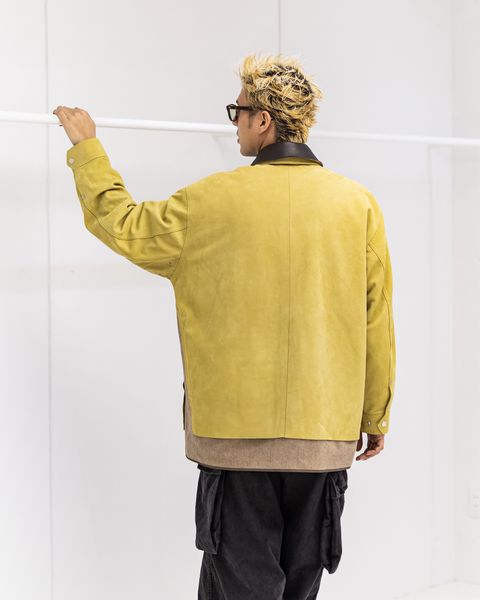 YOKE Nuback Leather Coverall Jacket (YELLOW BEIGE)10月11日(土)新作発売！