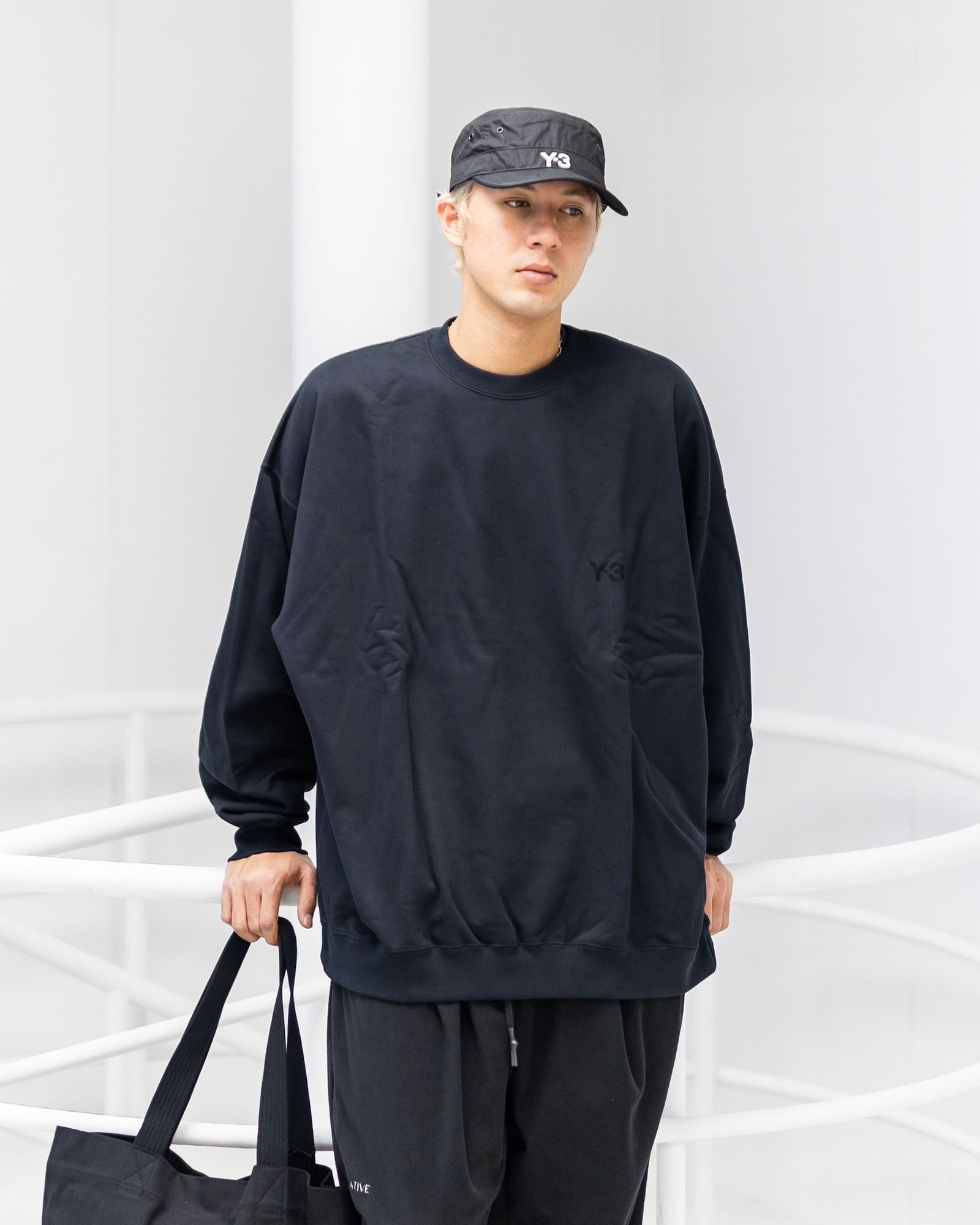 ワイスリー Y-3 スウェット FL CREW SWEAT (IW0075)BLACK☆新作発売！