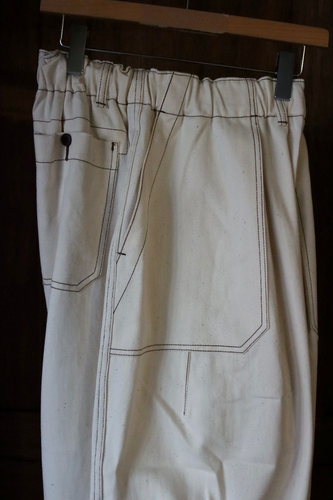 イズネス 24SSバルーンベイカーパンツBALLOON BALER PANTS (1006SSBALOONPT01)ECRU☆1月12日(金)発売！