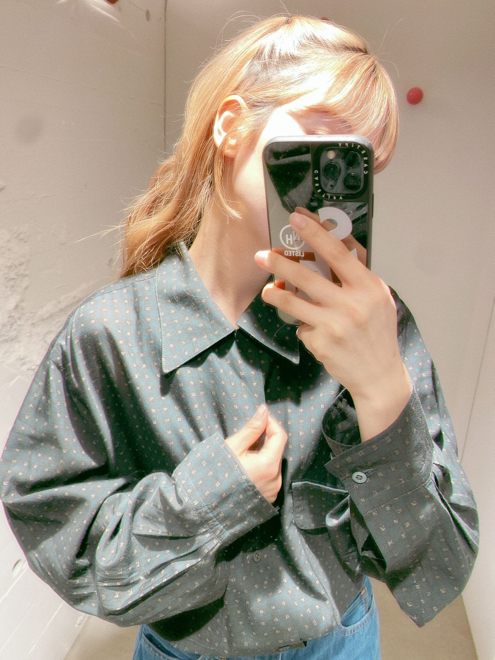 YOKE - ヨーク24SS PIXEL LOW PLAID OPEN COLLAR SHIRT YOKE - ヨーク24SS PIXEL LOW PLAID OPEN COLLAR SHIRT