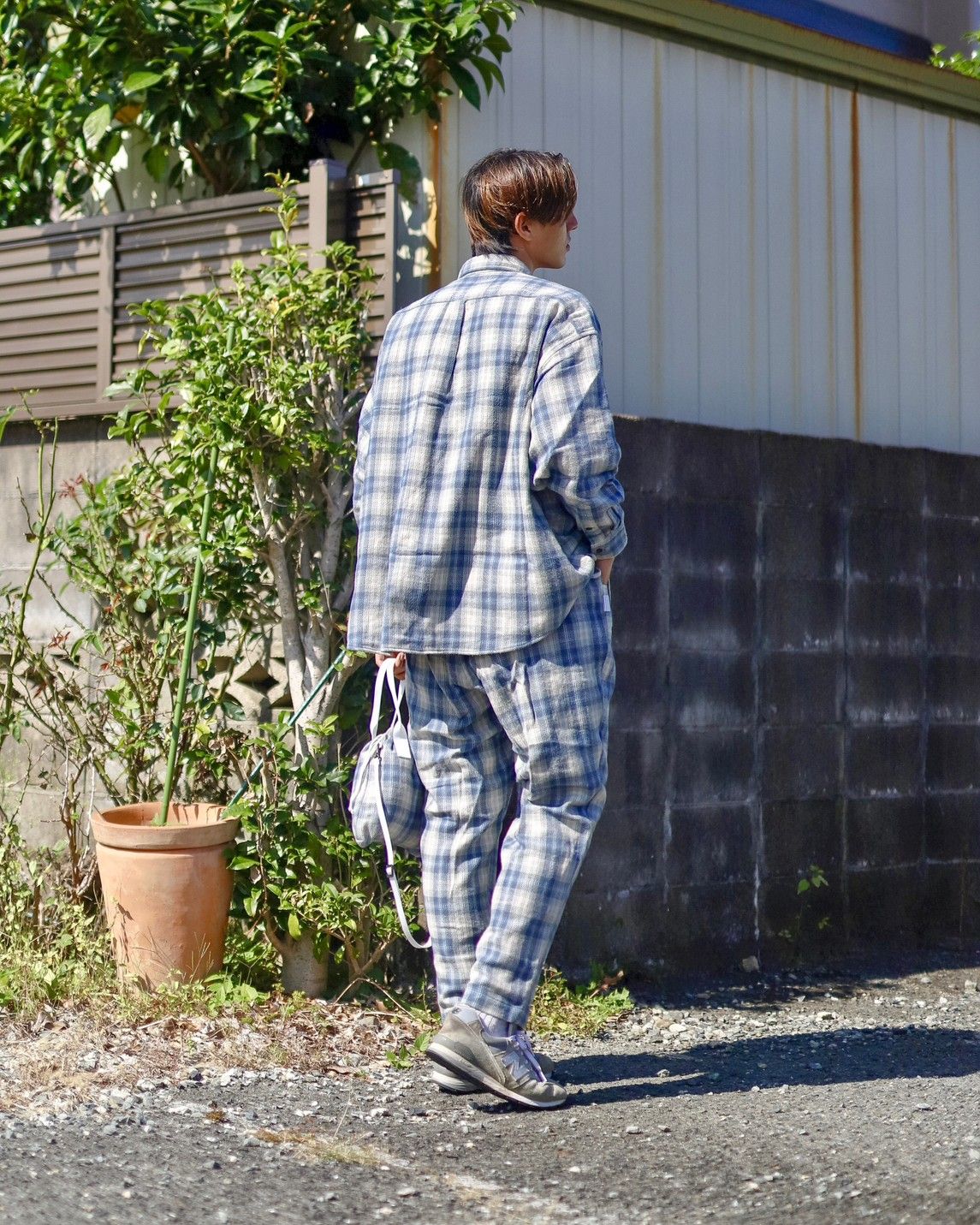 STRIPES FOR CREATIVE FW23 SFC OG CHECK SHIRT&PANTSスタイル