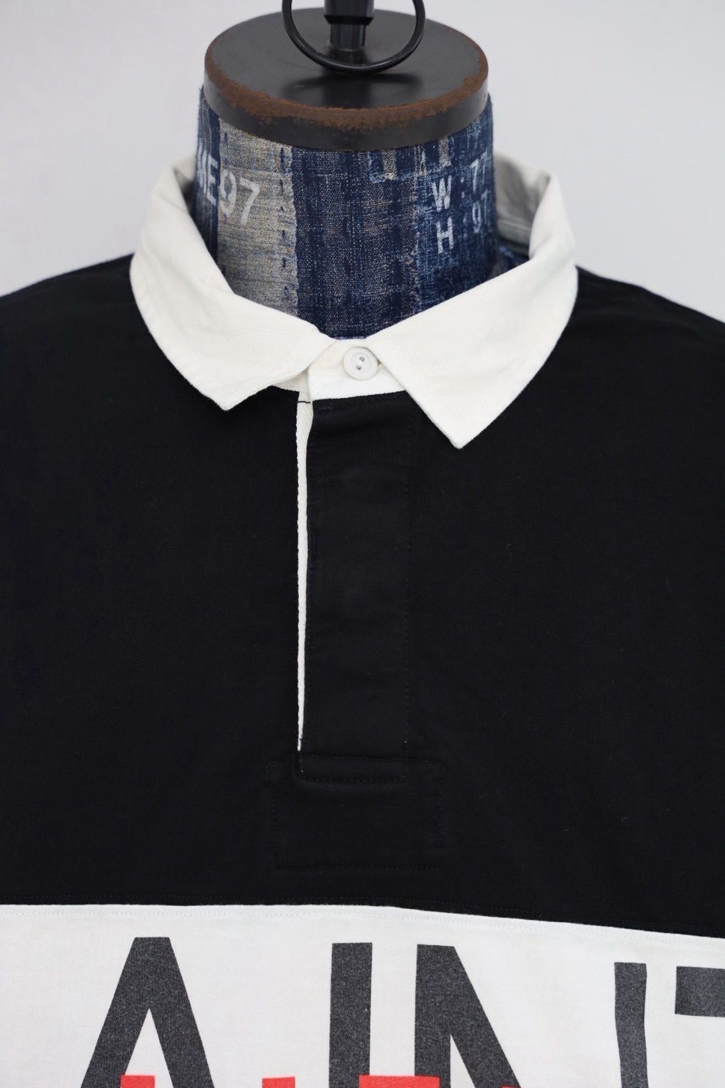 セントマイケル 26AW SAINT LIFE_LS POLO SHIRT (SM-MK1-0000-023) BLACK☆9月19日(土)発売！